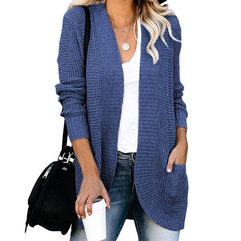 Large Pocket Sweater Cardigan